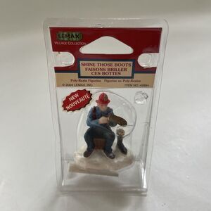 New Lemax Christmas Shine Those Boots Village‎ Figurine 2004